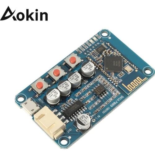 Aokin CSR8635 PAM8403 Stereo Amplifier Module Bluetooth 4.0 HF11 Digital Audio Receiver Board 5V Mini USB csr8635 module
