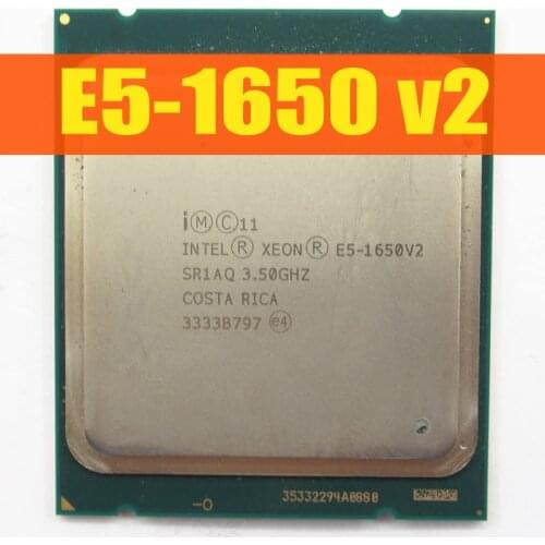 Xeon E5-1650 V2 6-Core Processor 130W 5GT/s 12threads LGA 2011 CPU DDR3 768GB CPU 100% normal work