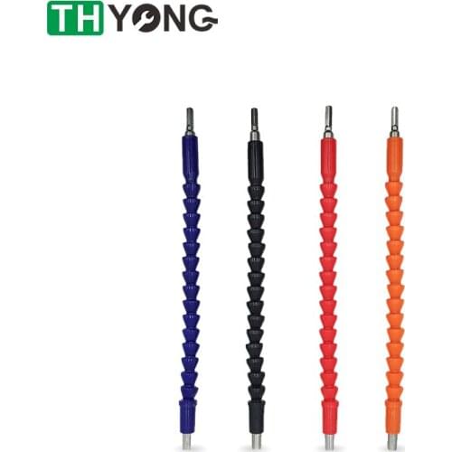 Adjustable Hex Shaft Electric Drill Screwdriver Bit Multitul Universal Snake Flexible Hose Cardan Connection Soft Extension Rod