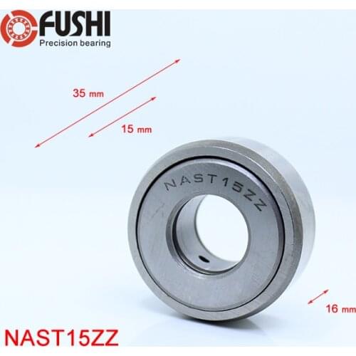 NAST15ZZ Roller Followers Bearing 15*35*16mm ( 1 PC ) Separable Type With Side Plates NAST15UUR Bearings