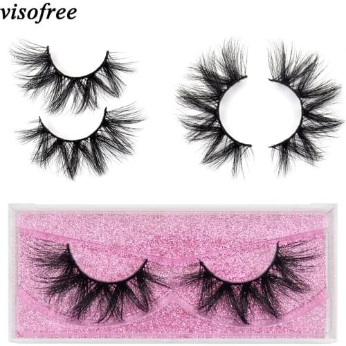 Visofree Eyelashes 3D Mink Lashes Natural full volume soft lashes long eyelash fluffy dramatic eyelash makeup beauty K18