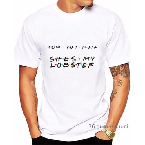 2021 How You Doin He And She My Lobster Old Friends Tv Show Best Friends The Reunion T Shirt Women T-Shirts Female Clothes