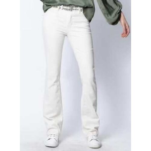 Women Jeans 2021 New White Jeans High Waist Boot Cut Pants