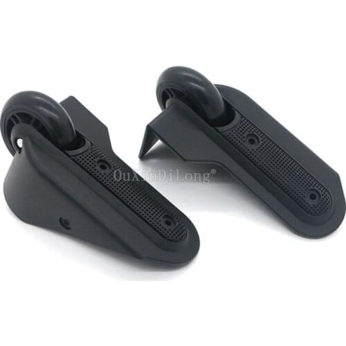 1Pair Replacement Luggage Wheels Travel Suitcase Wheels Black Repair Replacement Wheels for Luggage/Suitcases Wheels JF1741