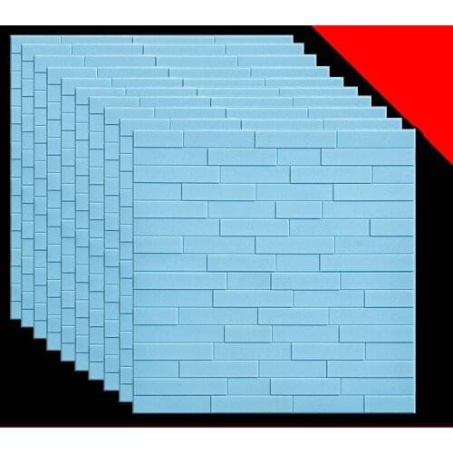 10pcs 3D Brick Stone Wallpaper Brick Wall Stickers Waterproof Wall Covering For Kids Living Room DIY Background Home Decor