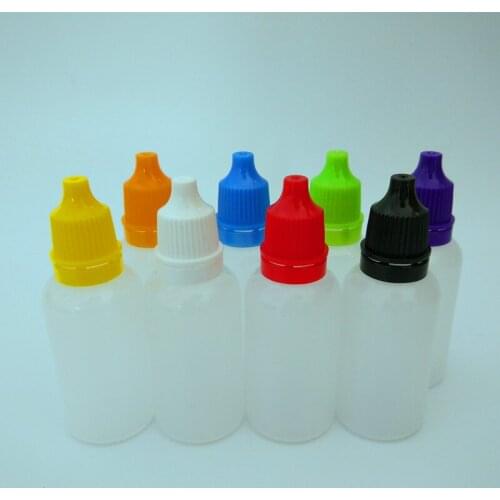 100 pcs 20ml liquid sub-bottles plastic drops bottles vials bottles essential oil 20ml plastic bottles