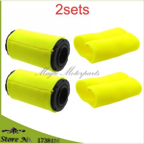 2x Air Filter For Briggs & Stratton 793569 793685 31L777 31M977 331707 331777 331807 331877 33M677 33M777 John Deere LA125 D120