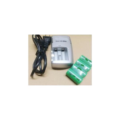 Free ship 4pcs CR123A 3v battery+1pcs charger 17335 16340 lithium battery and charger set