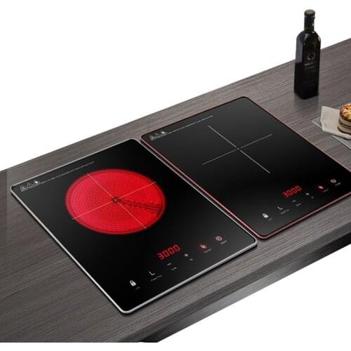 Household Ceramic Cooker 3000W Embedded Induction Cooker 24 hours timing Metal package edge Kitchen Cooking Machine