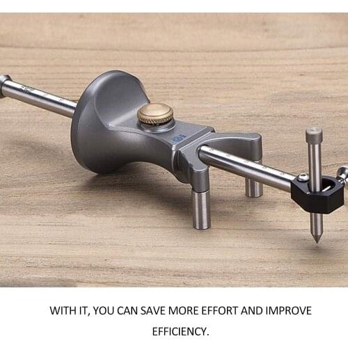 Woodworking Measuring Tool Gauge Parallel Line7.1 Inches Linear Arc Scriber Marking Parallel Line DIY Wood Working Scribe Tools