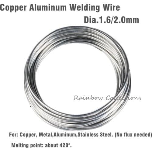 Dia.1.6/2.0mm 1kg Universal Copper Aluminum Flux-cored Electrodes Welding Wire for Steel Copper Aluminum Iron