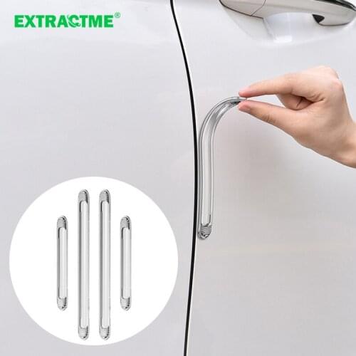 Car Door Bumper Strip Transparent Protection Strip Scratch Protector Car Door Crash Blade Car Anti-collision Door Protector