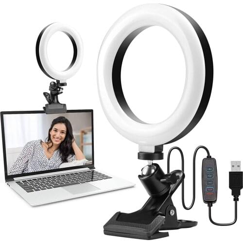 RGB Selfie Ring Light Photography Led Rim Of Lamp Clip Holder 10 Brightness Level for Youtube Live Photo Video Streaming TikTok