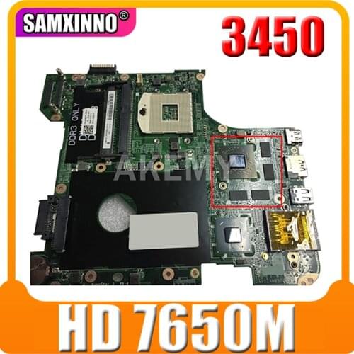 Mainboard GG0VM 0GG0VM DAV02AMB8F1 for Dell Vostro 3450 Notebook s989 HD 7650M Laptop motherboard