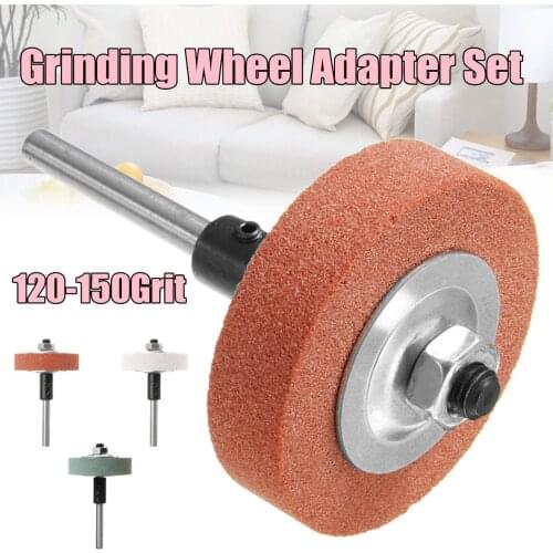 70x20x10mm 120-150 Grit Grinding Wheel Adapter Set Abrasive Tools Electric Drill Change Into Grinding Machine Wheel Plus