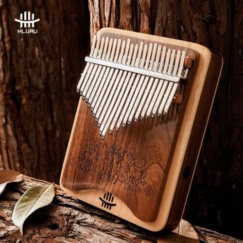 Hluru NEW Class A Kalimba 21 key Hollow Side Sound Hole Mbira Keyboard Instrument High Quality Thumb Piano Calimba Music box