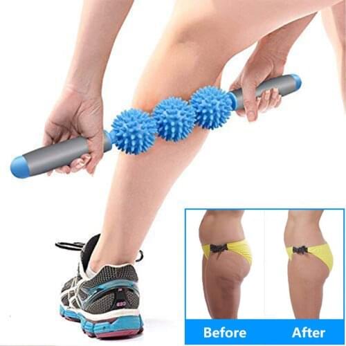 Mace Roller Eliminate Muscle Thin Calf Artifact Yoga Fitness Equipment Men And Women Hand-held Massage Sports Roller