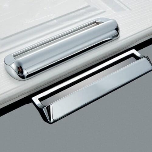 Aluminum Alloy Cabinet Handles Casting Modern Embed Knobs Kitchen Cupboard Drawer Handles Wardrobe Hidden Pulls Furnitur