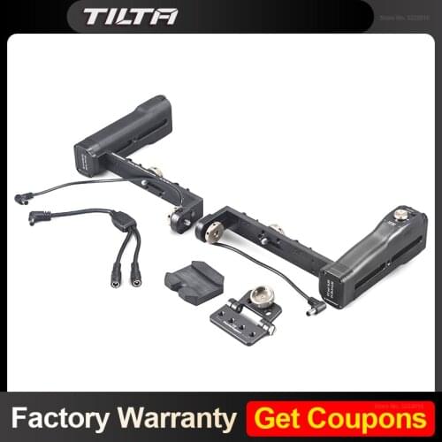 TILTA Bluetooth Dual Grip Battery Handle w/ ON/OFF button for G1 G2 G2X Tilta 3-AXIS Gimbal stabilizer Gravity G Series