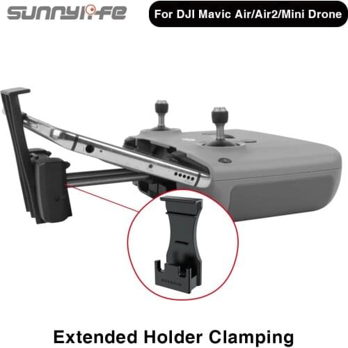 Sunnylife Mobile Phone Extended Holder Extension Bracket For DJI Mavic Air 2 And Air Mini 2 Drone Accessories