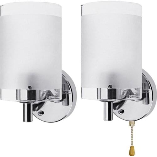 AC85-265V E27 LED Wall Light Modern Glass Decorative Lighting Sconce Fixture Lamp