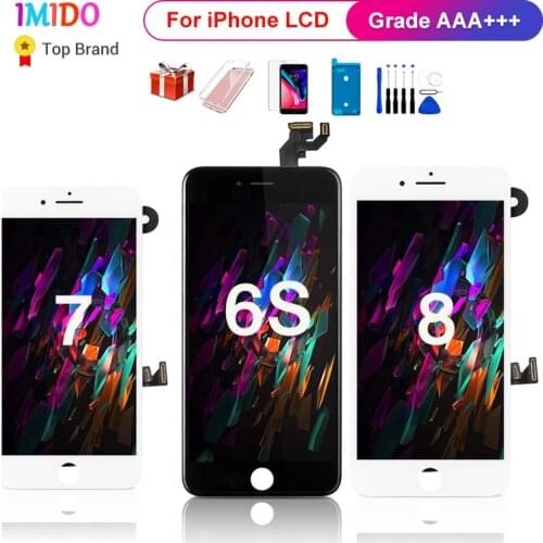 Upgraded Quality Screen For iPhone 6 6S LCD Display For iPhone 7 8 6G Touch Panel Digitizer Assembly Grade AAA+++ Replacement