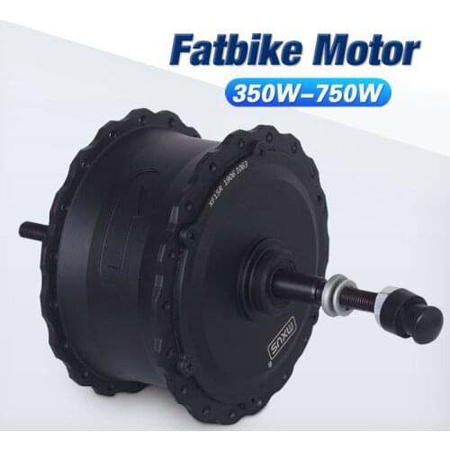 48V 350W-750W High Speed Brushless Gear Hub Fat Bike Motor E-bike Motor Rear Wheel Drive for 175 mm 190mmFork MXUS Brand