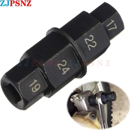1Pcs 17 19 22 24mm Motorcycle Front Rear Wheel Axle Hex Spindle Driver Removal Axle Tool Motorcycle Axle Tools Universal