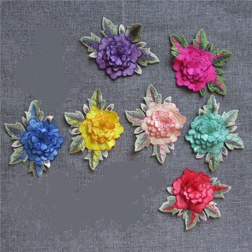 10 kind of color select high quality Embroidered flower collar lace DIY accessories Decoration Sewing Applique 1pcs sell