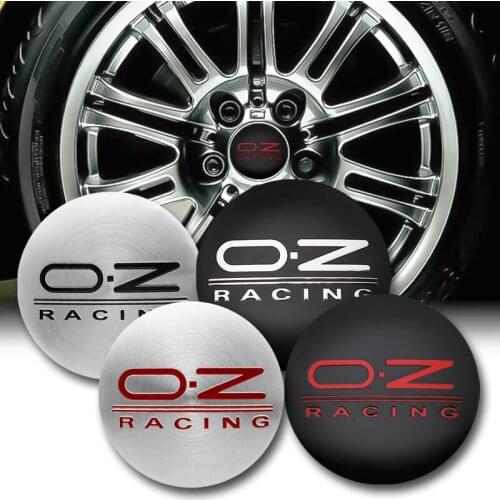 4PCS 56MM OZ Racing Logo Car Wheel Center Hub Caps Emblem Sticker Decal Wheel Dust-proof Covers Badge Car Decoration Accessories