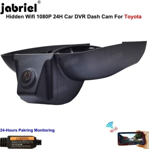WIFI Dash Cam Car DVR Camera 1080P 24H Dashcam EDR for Toyota Corolla Highlander Camry Avalon Rav4 Chr 2017 2018 2019 2020 2021