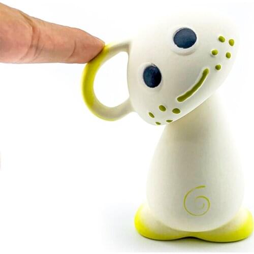 BPA Free Silicone Teethers Food Grade Tiny Rod fanfan Teething Necklace Baby Shower Gifts Cartoon Animals Teether Pacifier