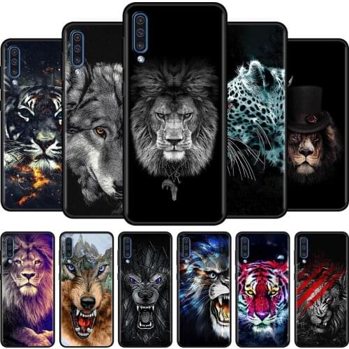 Phone Cover For Samsung A90 A80 A70s A70 A60 A50s A50 A40 A30s A30 A20s A20e A20 A10s A10e A10 Case Wolf Tiger Leopard Lion