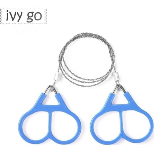 Field Survival Stainless Wire Saw Hand ChainSaw Cutter Outdoor Emergency Survival Tools Fretsaw Camping Hunting Saw