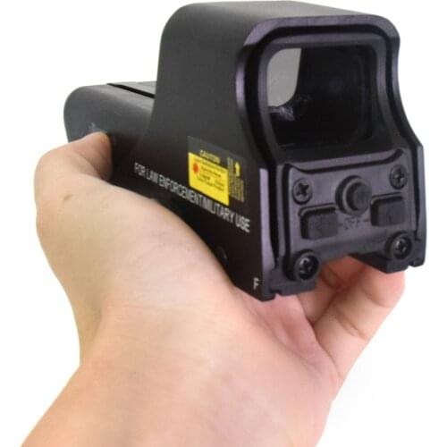 HD552 Holographic Sight 20mm Rail Tactical Collimator Range Red Dot Opticcal Sight Hunting Rifle Scope Airsoft Gun Accessories