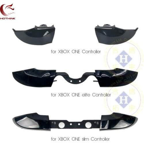 HOTHINK 30pcs/lot Black LB RB Button Triggers Bumpers for Xbox One controller XBOX ONE S Slim game pad XBOX ONE Elite gamepad