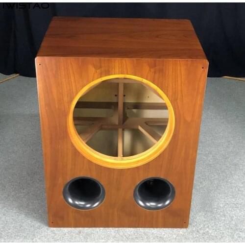 IWISTAO HIFI Woofer Honeycomb Labyrinth Empty Speaker Cabinet 1 pc 12 Inch Birch Multi-Layer Board 25mm for Tube Amp DIY