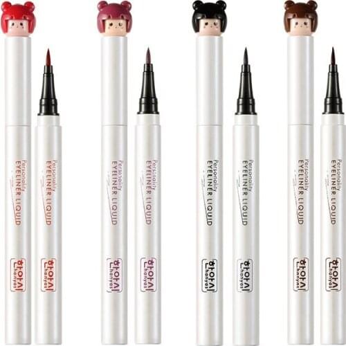 Personality Eyeliner Liquid 1pcs Black Liquid Eyeliner Pencil Waterproof 24 hours Long Lasting Eye Makeup smooth Superfine Eye