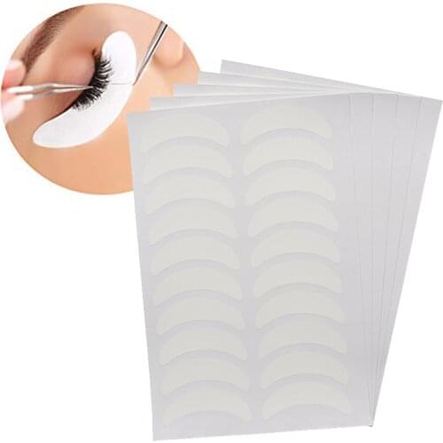 100Pcs/set Eyelash Extension Patches Under Eye Pads Tips Sticker Eyelashes Paper Adhesive Tape Natural Eye Lashes Makeup Tool