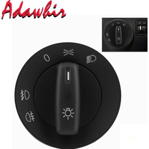 Headlight Switch Fog Lamp Switch For VW Caddy III Touran Jetta Golf V VI 5 6 Jetta Passat B6 CC Rabbit 1K0941431Q