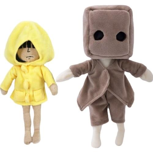 Little Nightmares Plush Toys Friday Night Funkin 26-30cm Six Girl Mono Plush Stuffed Doll Toy Best Fans Kids Collection Gifts