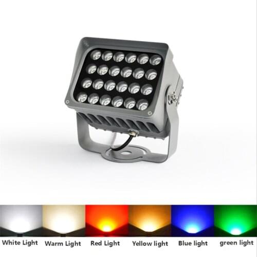 Tree Spotlight Park Landscape Lights Garden Decoration 40W Outdoor Waterproof Square Advertising Sign Spotlight 24W High Power