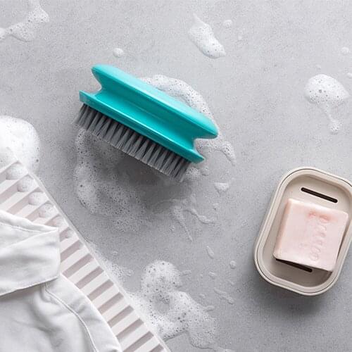 Handheld Cleaning Brush Portable Brush Scrubber Durable Shoe Brush Bathroom Tub Kitchen Household Cleaning Tools