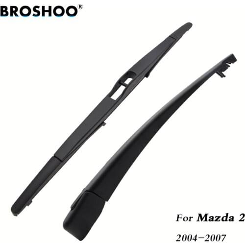 BROSHOO Car Rear Wiper Blades Back Windscreen Wiper Arm For Mazda 2 Hatchback (2004-2007) 355mm,Windshield Auto Styling