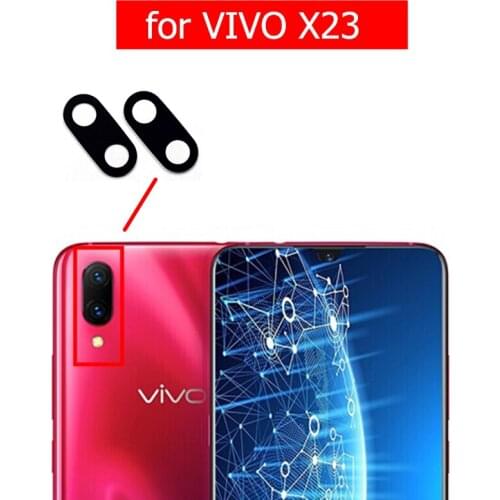2pcs for VIVO X23 Camera Glass Lens Back Rear Camera Glass Lens with Glue Replace Repair Spare Part