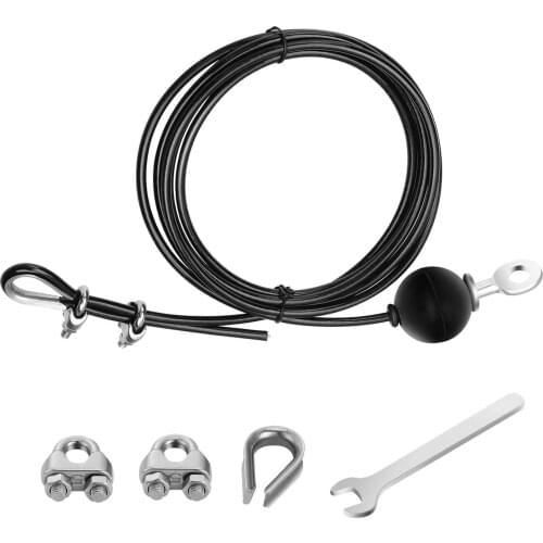 Gym Cable Wire Rope Heavy Duty Steel Replacement Cable Parts Machine Home Gym Weight Lift Pulley System