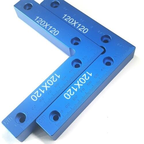 90 Degree Precision Positioning L Squares Block 120x120mm Positioning Right Angle Ruler Clamping Measure Tools