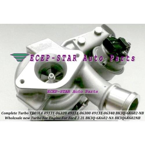 Turbo TD03L4 49131-06320 49131-06300 49131-06340 49131 06320 BK3Q-6K682-NB BK3Q6K682NB BK3Q-6K682-NA Turbocharger For Ford 2.2L