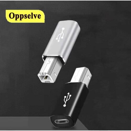 USB C Female to USB Type B Male Adapter Convertor for Midi Keyboards Electric Pianos MIDI Electric Piano Drum Printer Adapter
