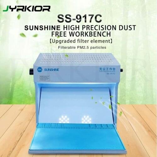 High Precision Dust-Free Worktable Maintenance Platform With Wind Speed Display For Mobile Phone Tablet Repair Refurbishment